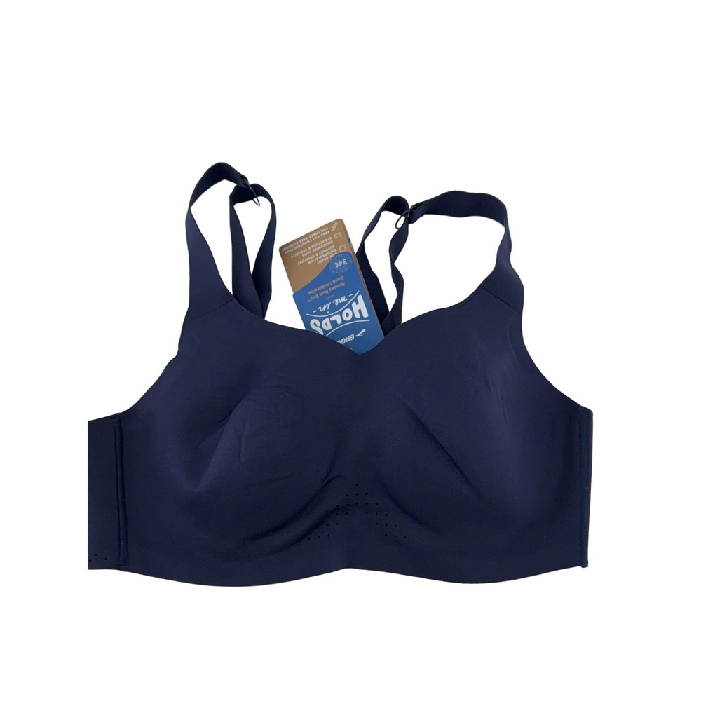 Brooks Dare Underwire Sports Bra 350078 Navy Blue 34C Women's Run-Ready